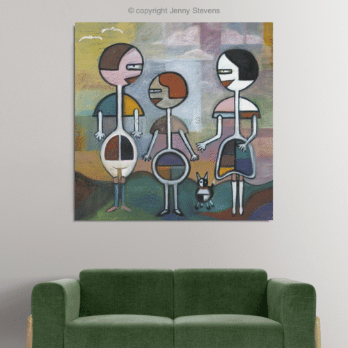 Women Walking Print
